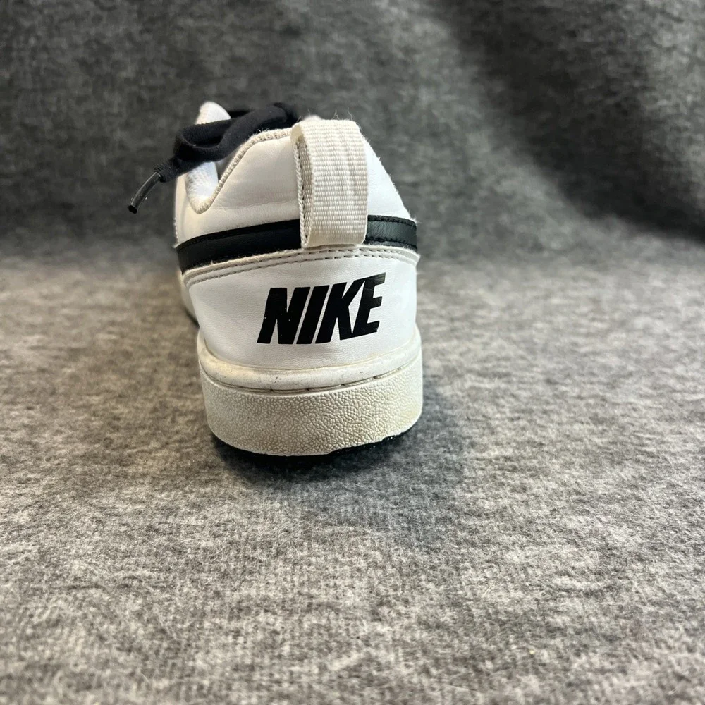 Nike Shoes Youth 6 Court Borough Low Sneakers‎ DV5456-104 White Black